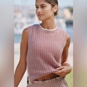 Women’s Varley Delaney open-knit cotton vest